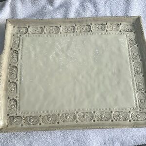 Vietri naturale platter. Stunningly gorgeous new with tags 150 retail.